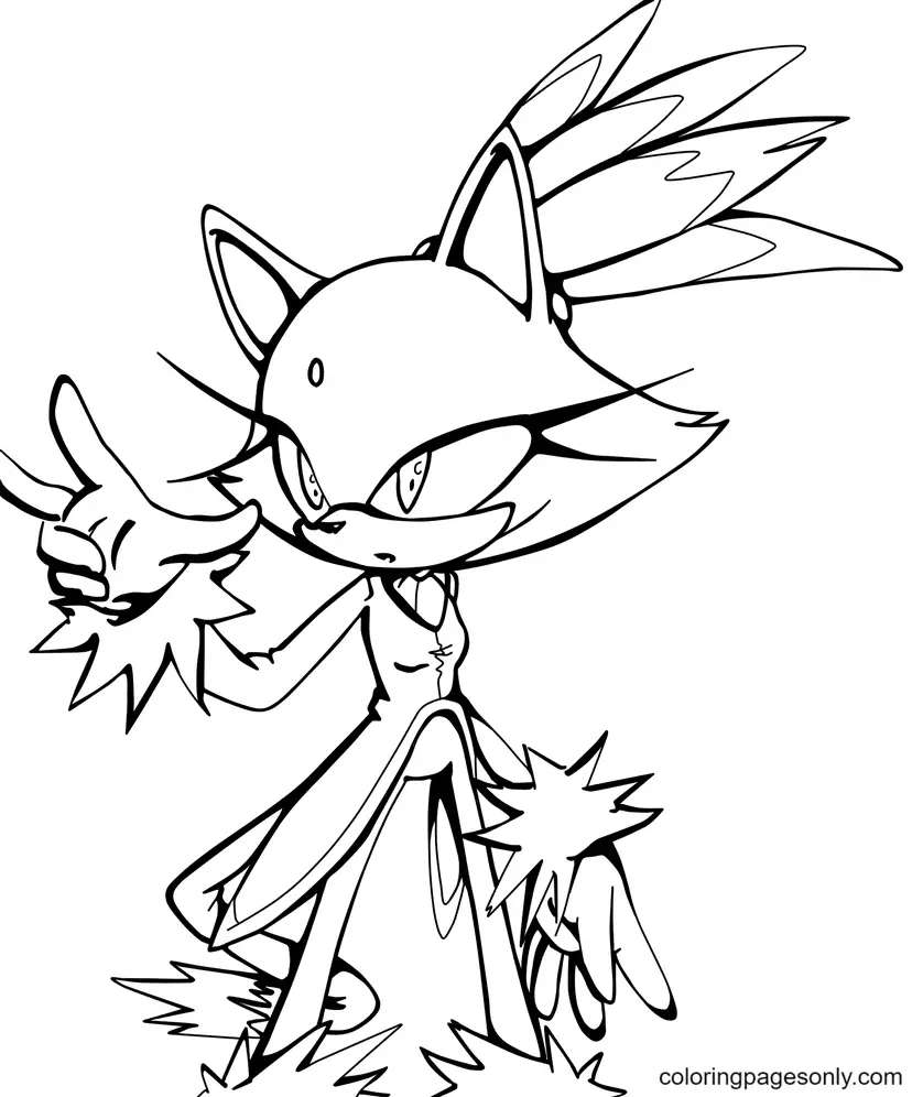 Sonic Coloring Pages 34