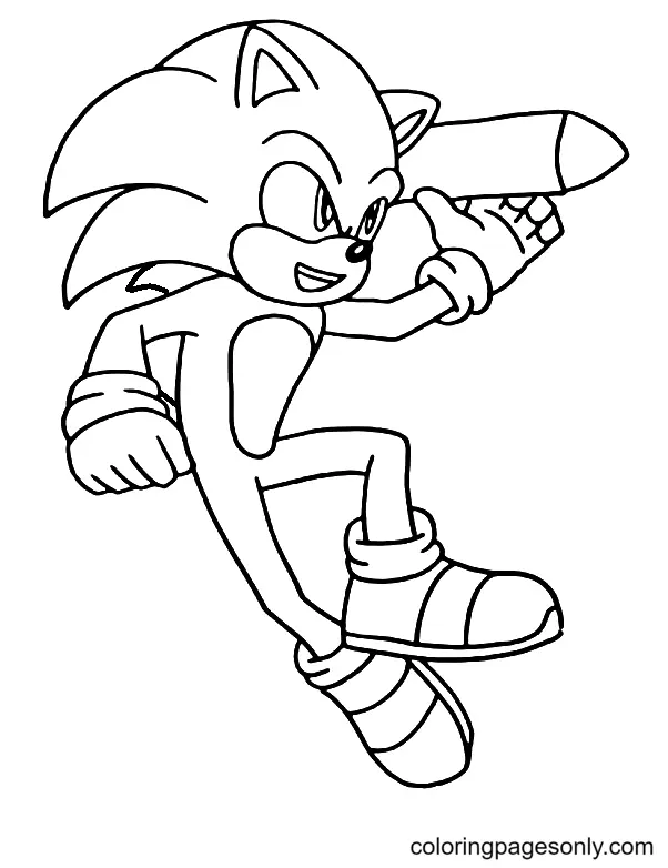 Sonic Coloring Pages 44
