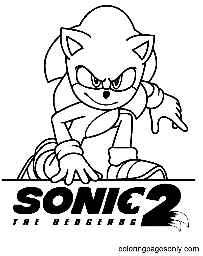Sonic Coloring Pages 7