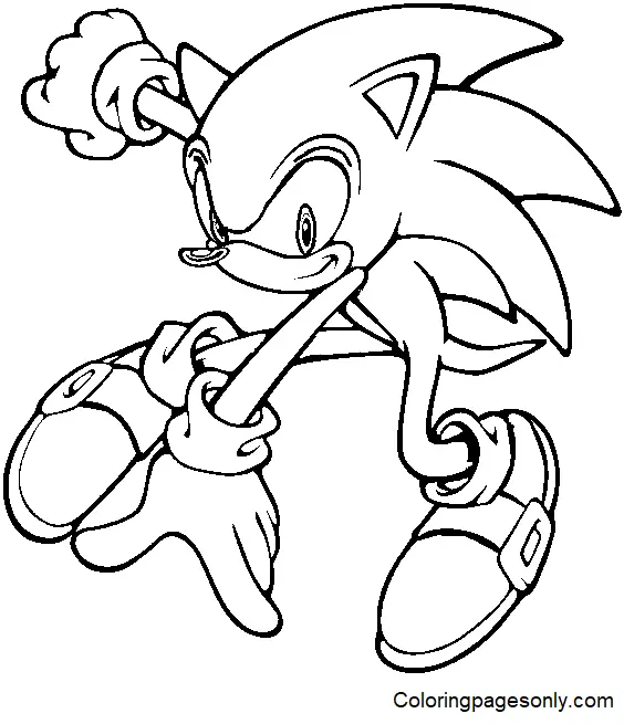 Sonic Coloring Pages 79