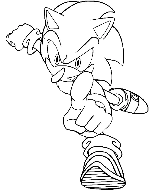 Sonic Coloring Pages 91