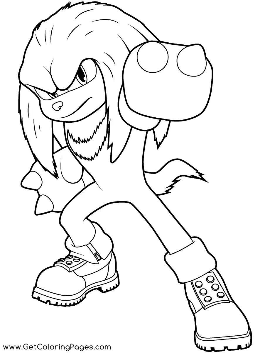 Sonic The Hedgehog 2 Para Colorear 24
