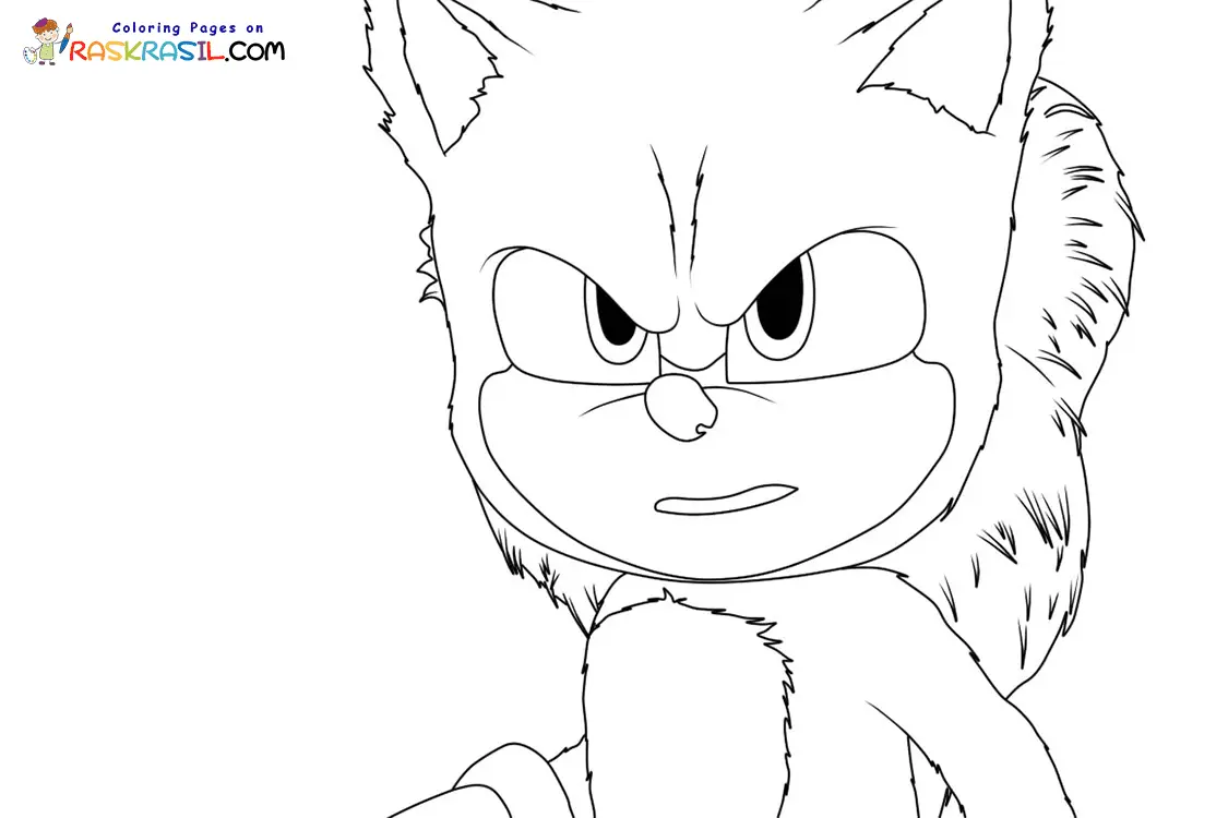 Sonic The Hedgehog 2 Para Colorear 29