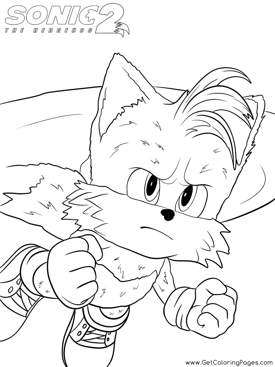 Sonic The Hedgehog 2 Para Colorear 37