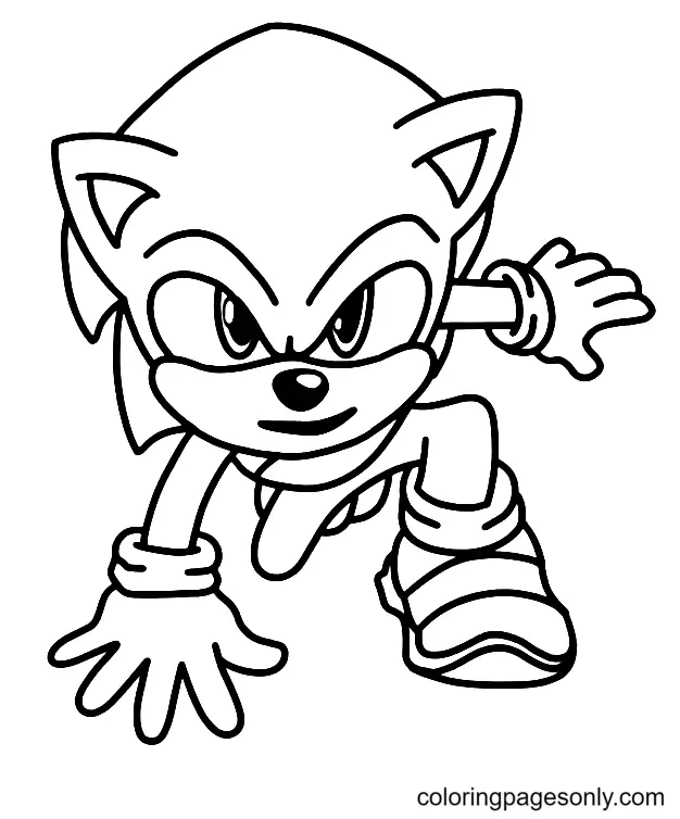 Sonic The Hedgehog 2 Para Colorear 47