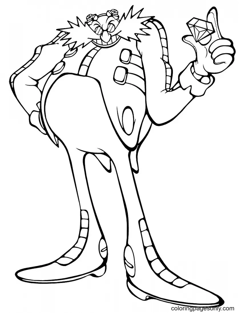 Sonic The Hedgehog 2 Para Colorear 51