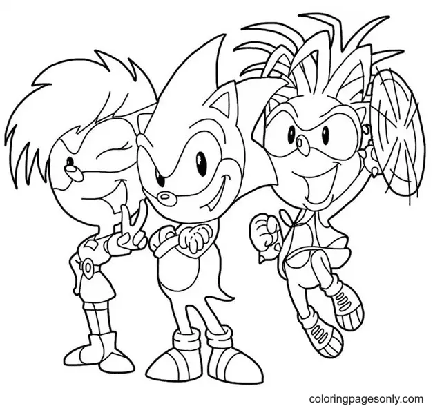 Sonic The Hedgehog 2 Para Colorear 54