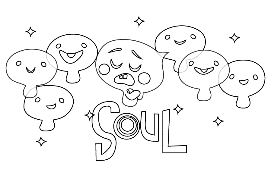 Desenhos de Soul Para Colorir 12