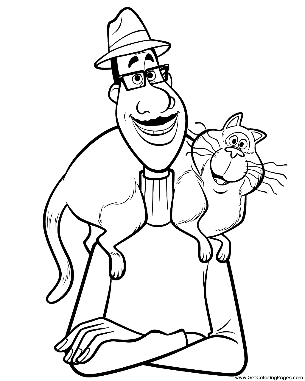 Desenhos de Soul Para Colorir 2