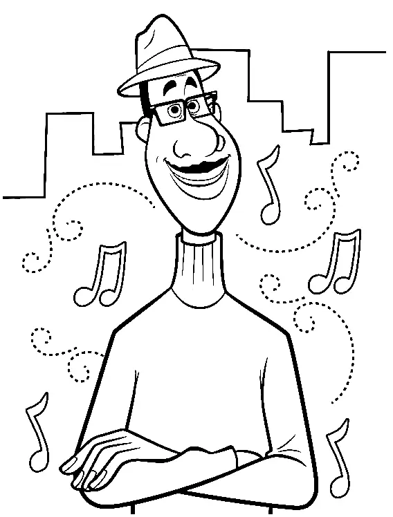 Desenhos de Soul Para Colorir 38