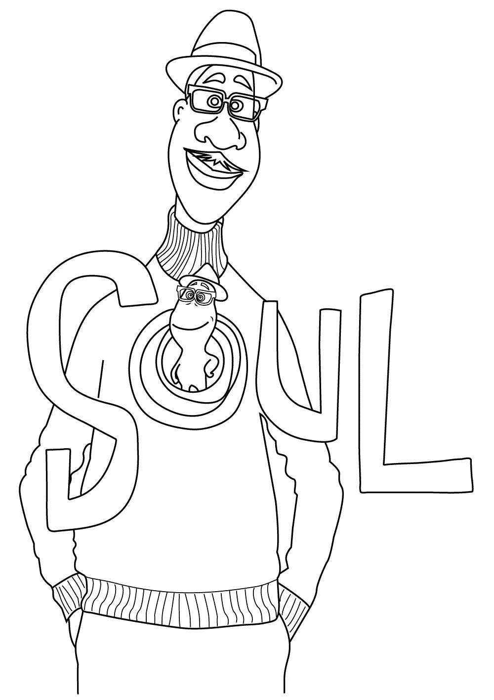 Desenhos de Soul Para Colorir 8