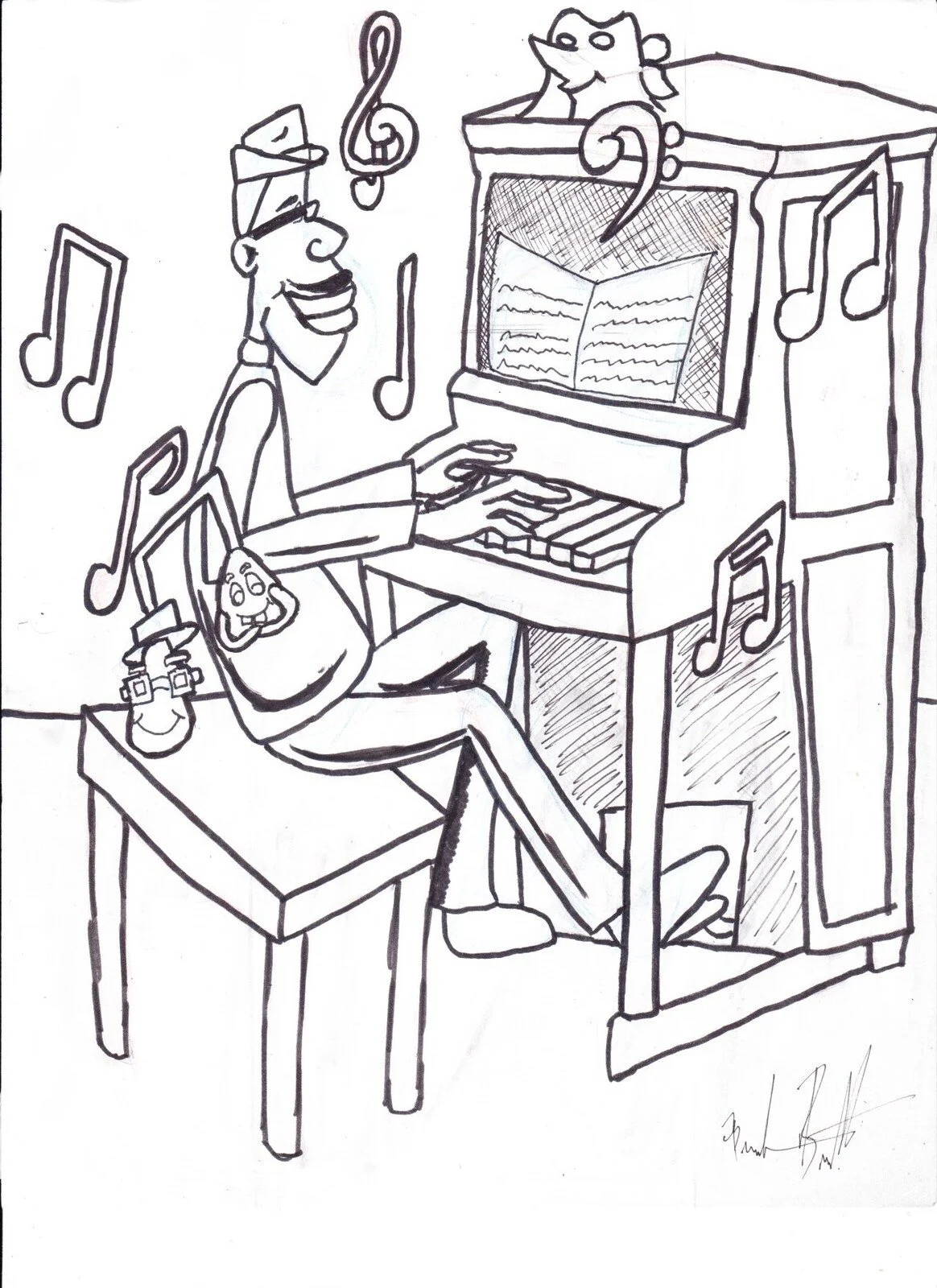 Desenhos de Soul Para Colorir 9