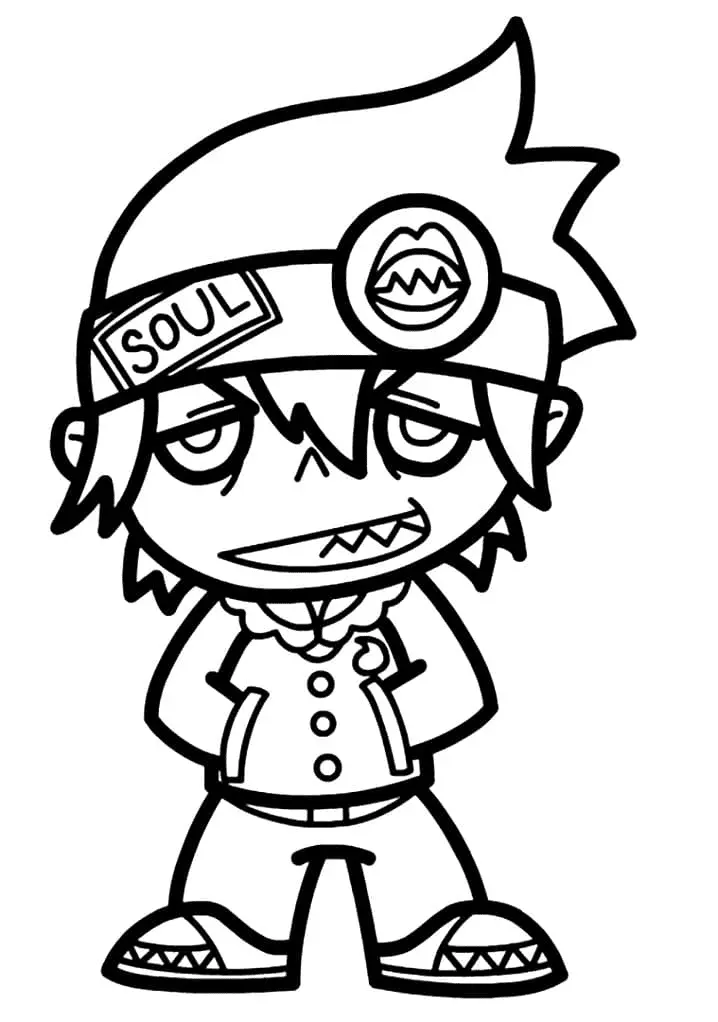 Soul Eater Para Colorear 12