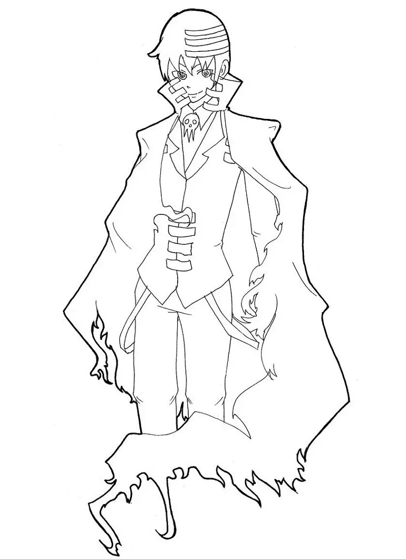 Soul Eater Para Colorear 17