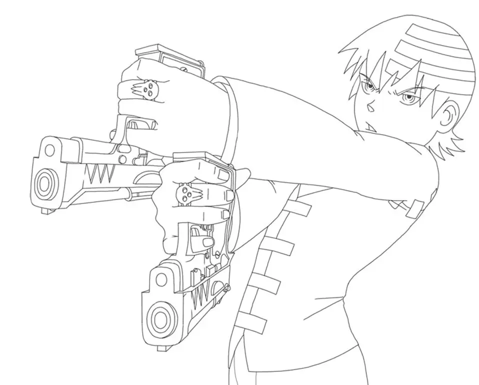 Soul Eater Para Colorear 19