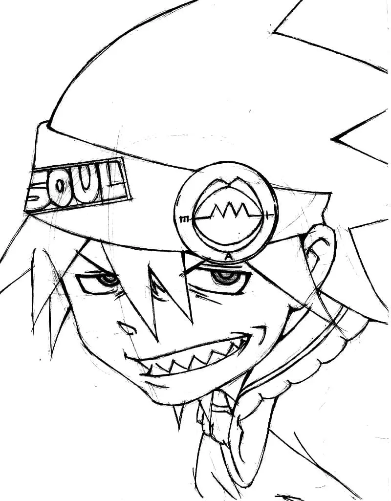 Soul Eater Para Colorear 21