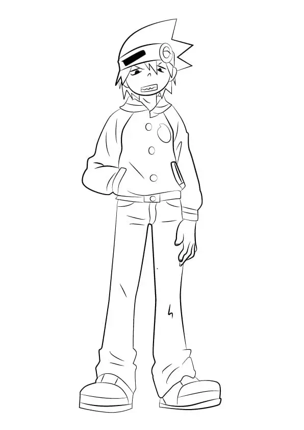 Soul Eater Para Colorear 23