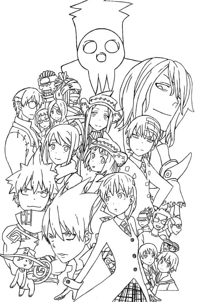 Soul Eater Para Colorear 25