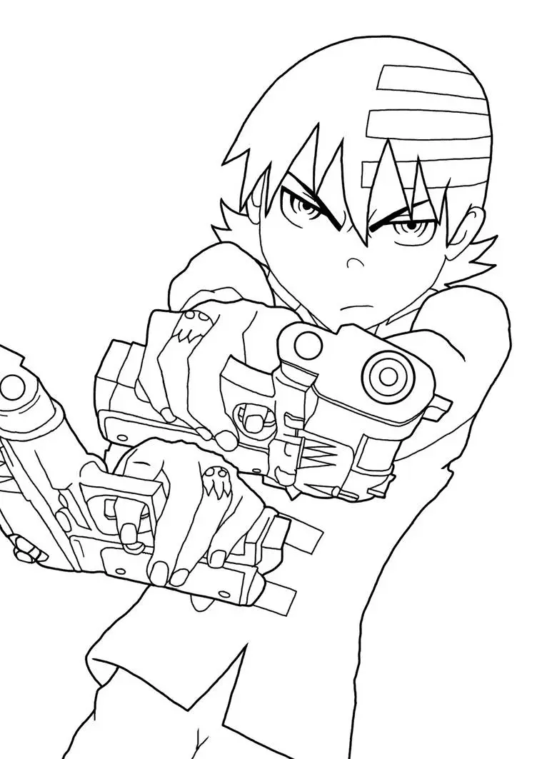 Soul Eater Para Colorear 37