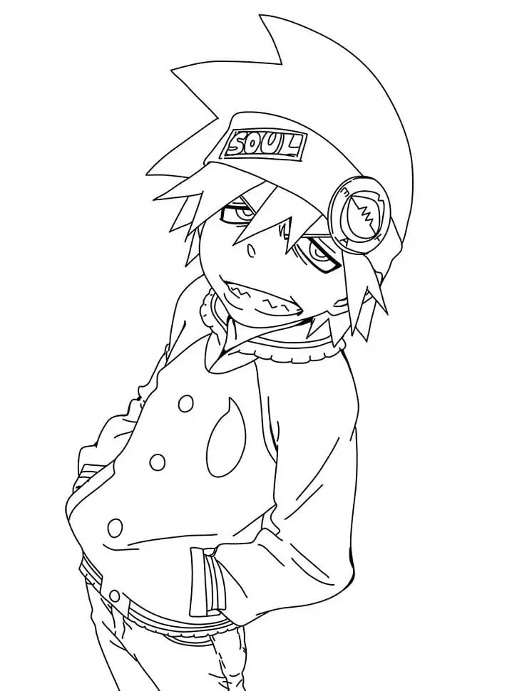 Soul Eater Para Colorear 4