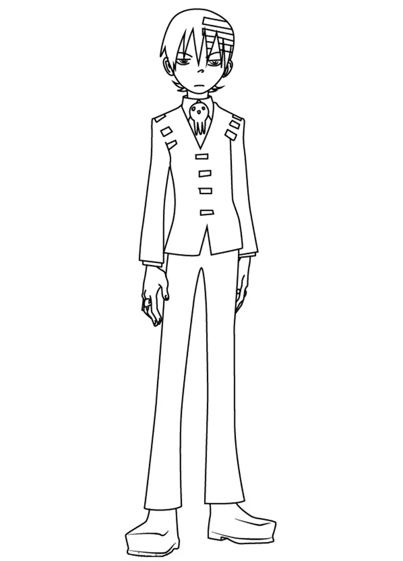 Soul Eater Para Colorear 48