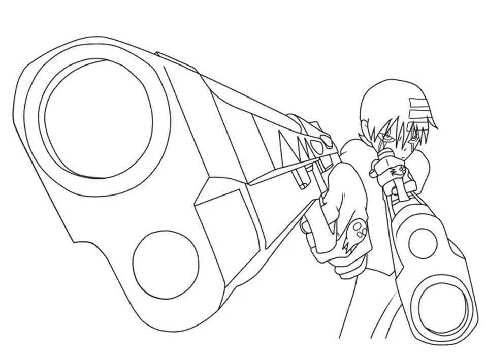 Soul Eater Para Colorear 5