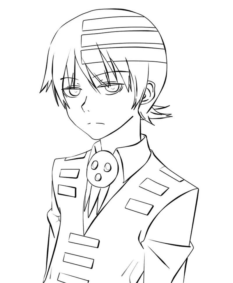 Soul Eater Para Colorear 6