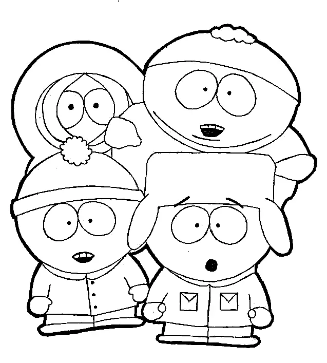 South Park Para Colorear 2