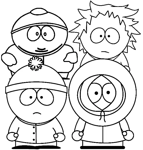 South Park Para Colorear 9