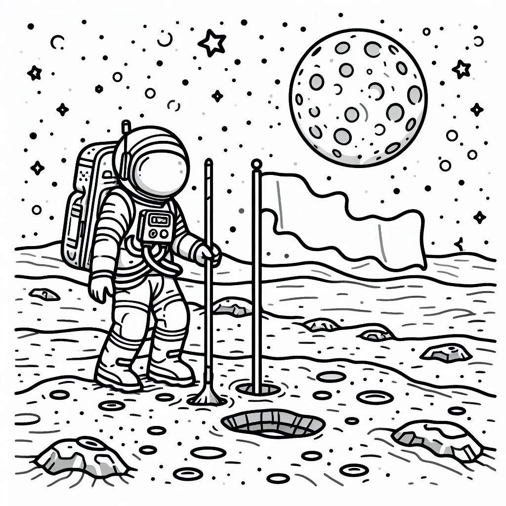 Space Coloring Pages 15