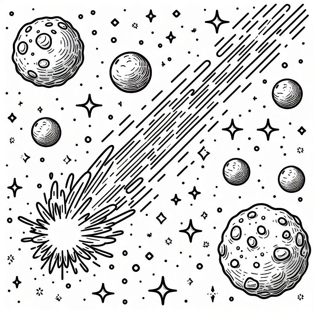 Space Coloring Pages 16