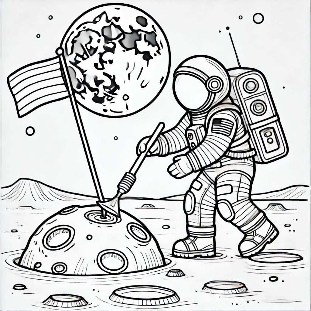 Space Coloring Pages 18