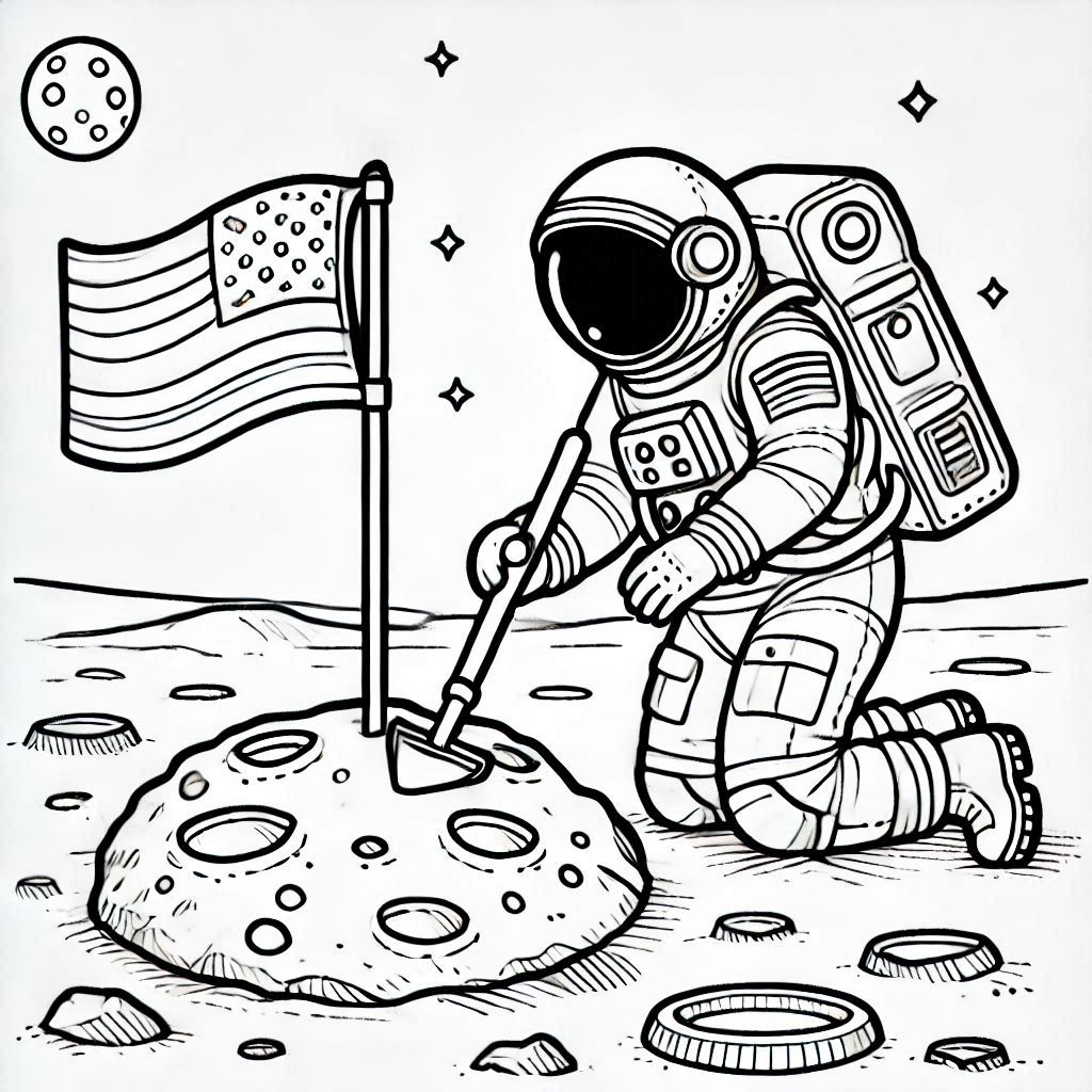Space Coloring Pages 19
