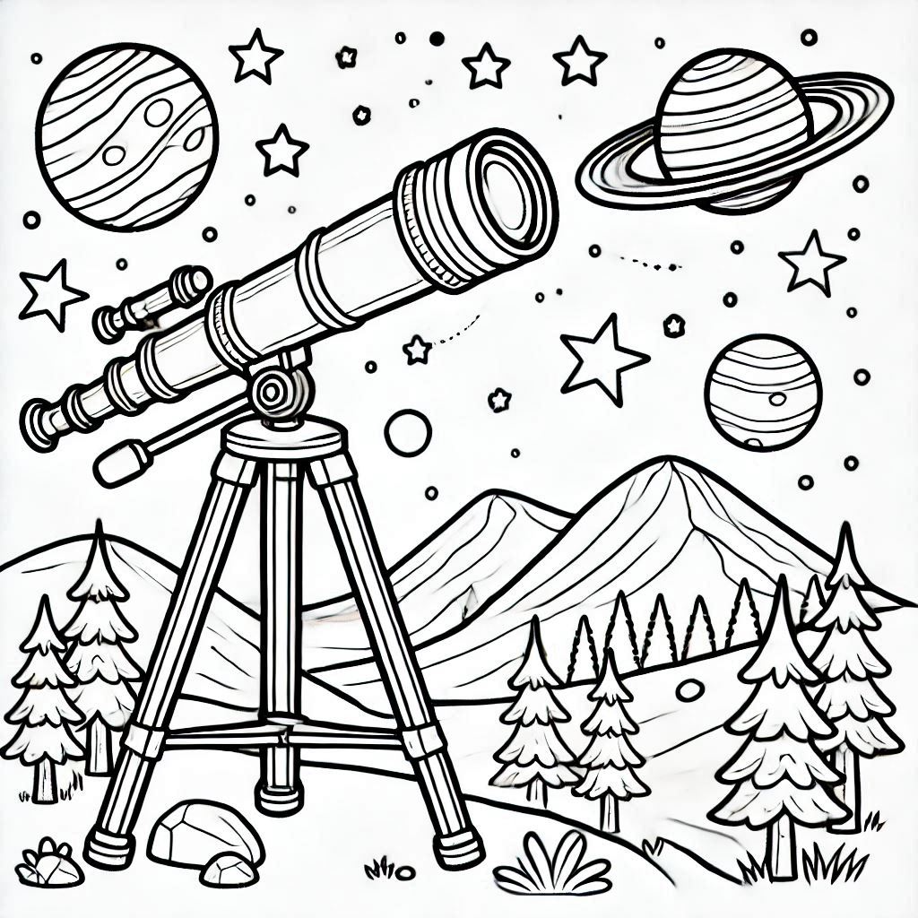 Space Coloring Pages 20