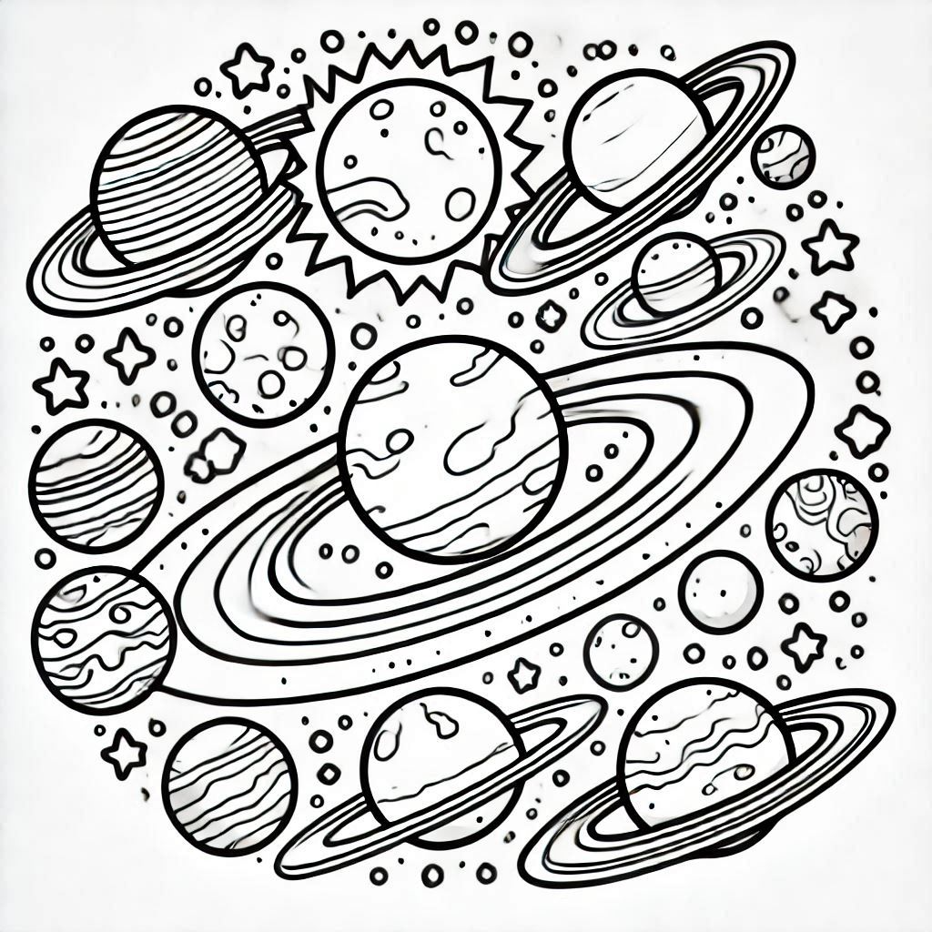 Space Coloring Pages 23