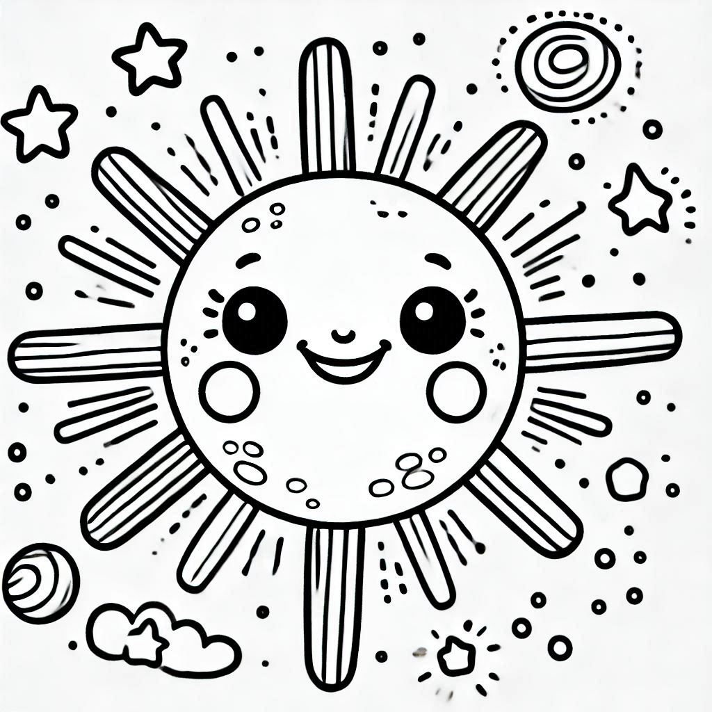 Space Coloring Pages 25