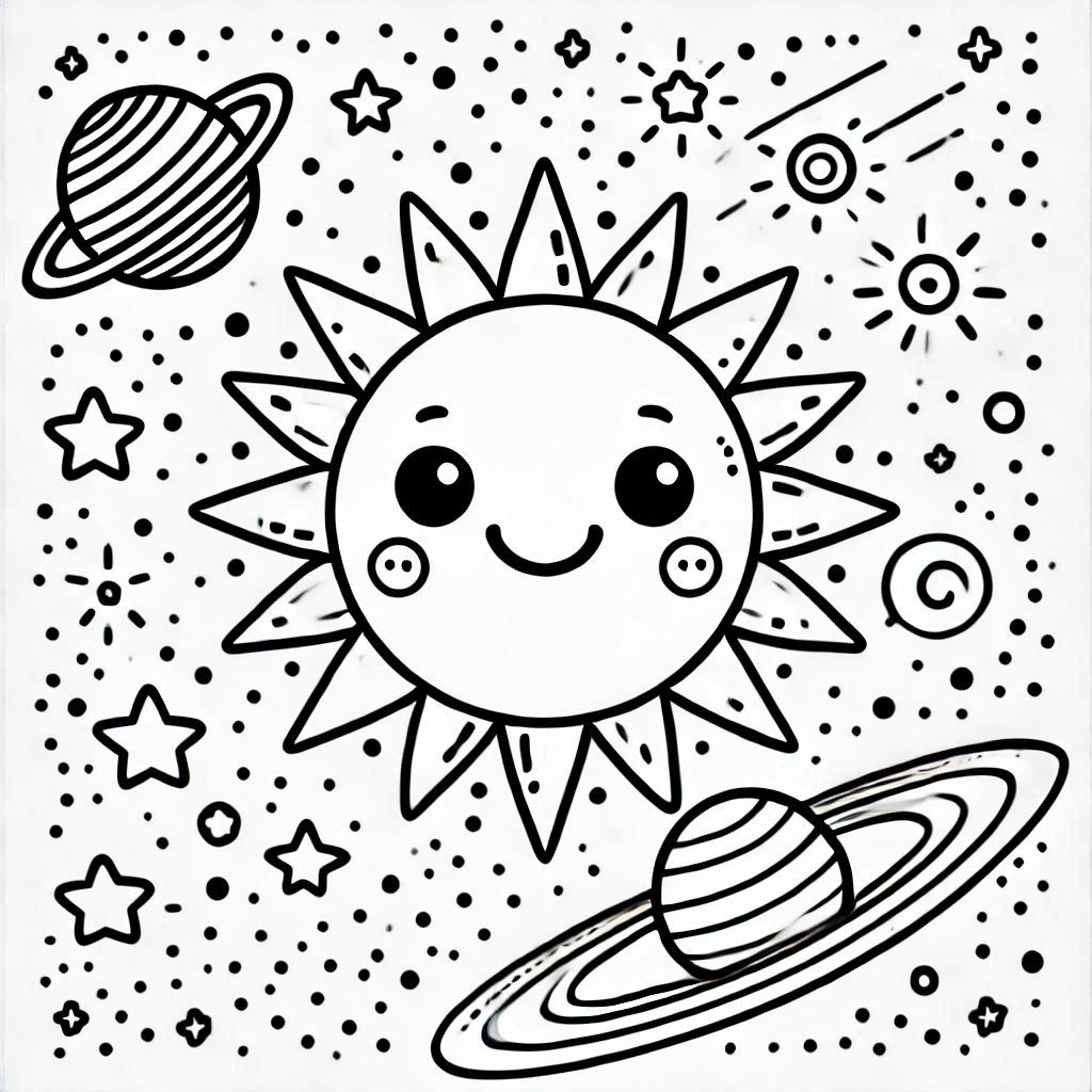 Space Coloring Pages 26