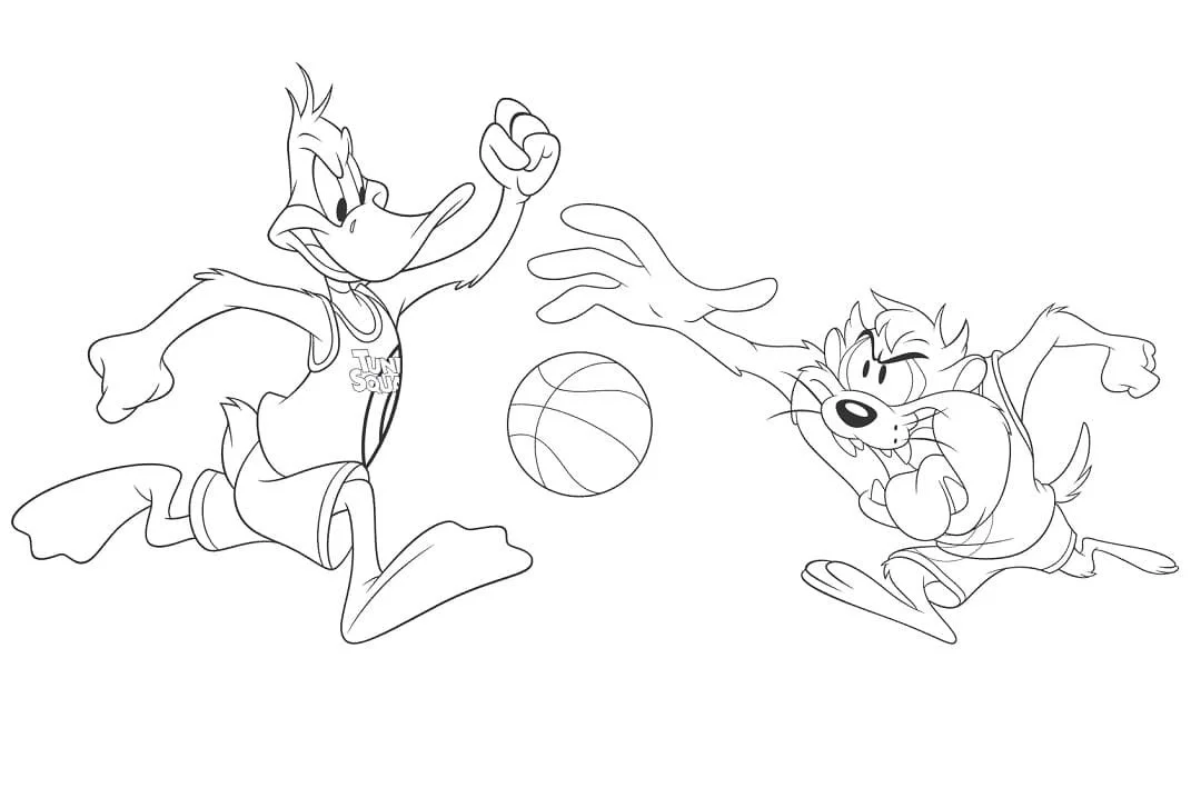 Space Jam Coloring Pages 15
