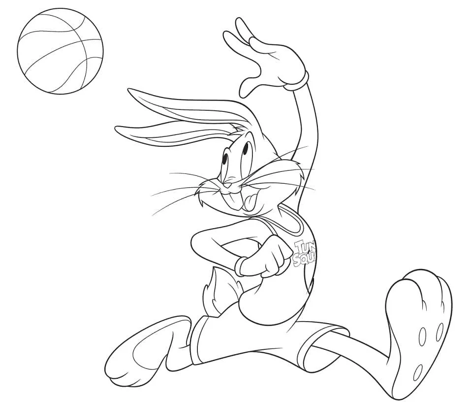 Space Jam Coloring Pages 2