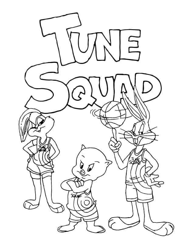 Space Jam Coloring Pages 5