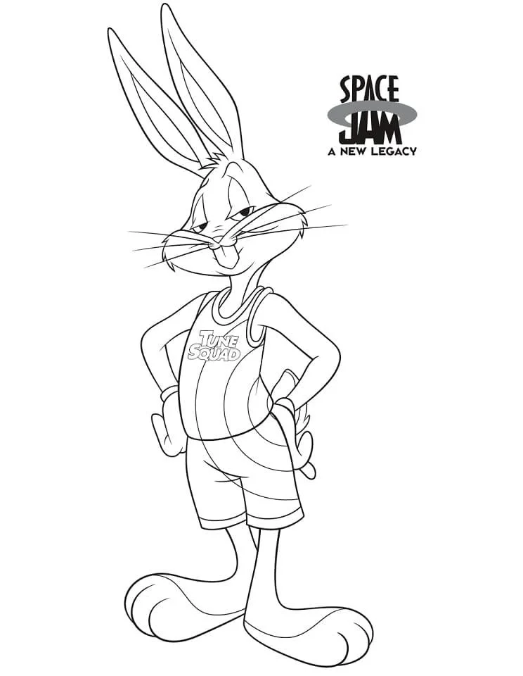 Space Jam Coloring Pages 8