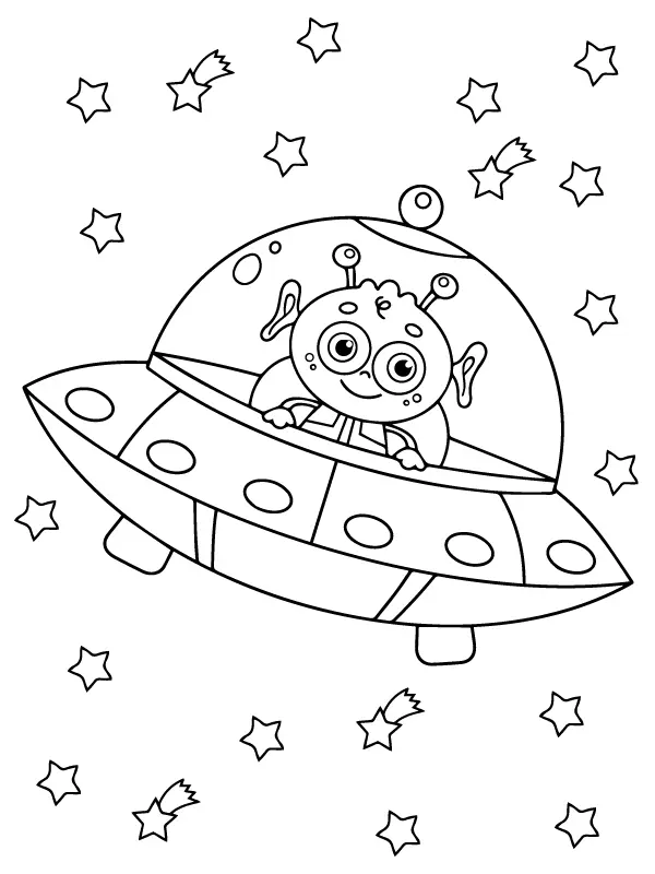 Space Shuttles Coloring Pages 8