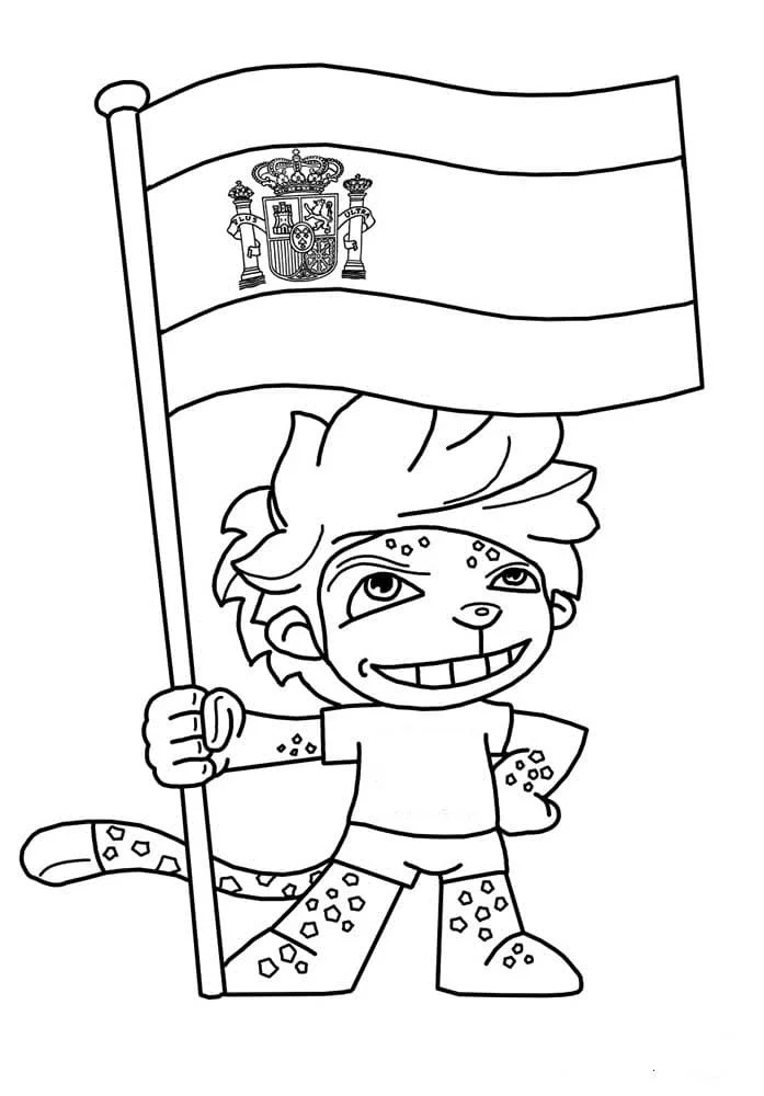 Desenhos de Espanha Para Colorir 37
