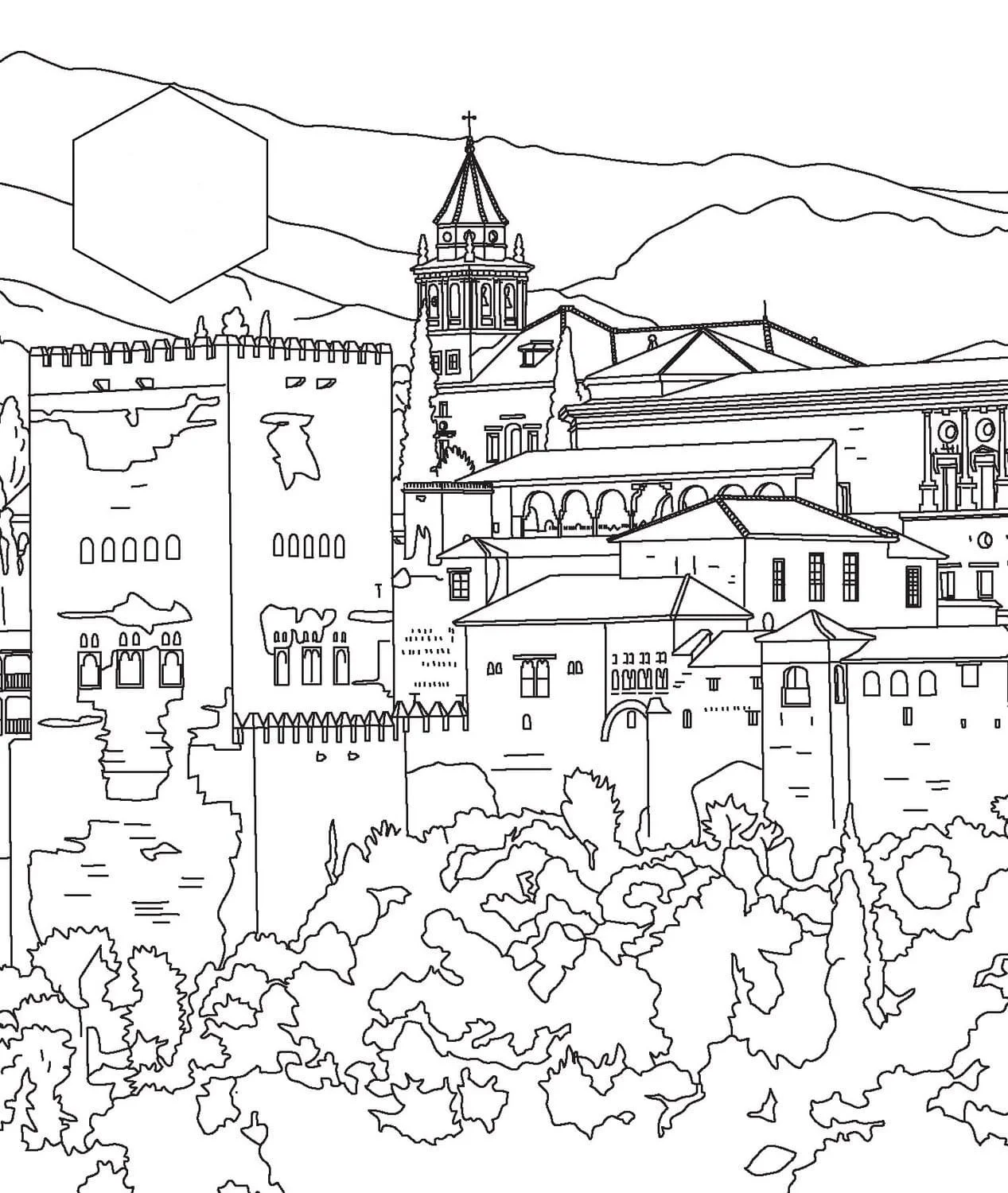 Desenhos de Espanha Para Colorir 41
