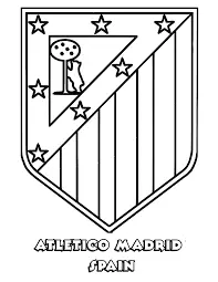 Desenhos de Logotipos Da Equipe Espanhola La Liga Para Colorir 2