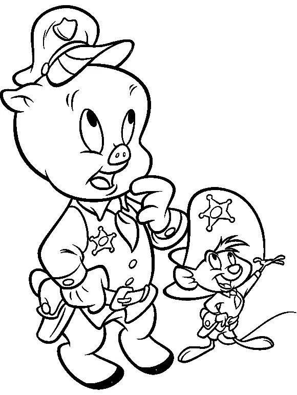 Speedy Gonzales Para Colorear
