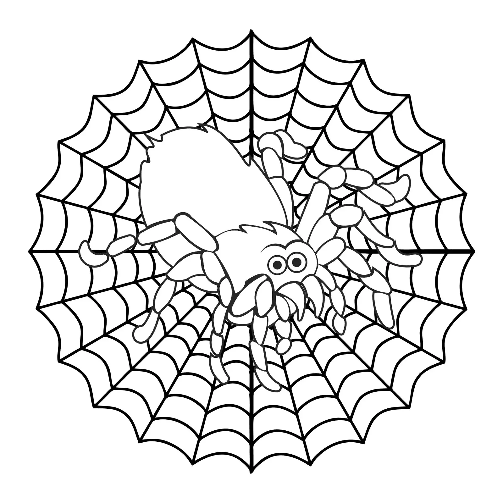 Spider Coloring Pages 19