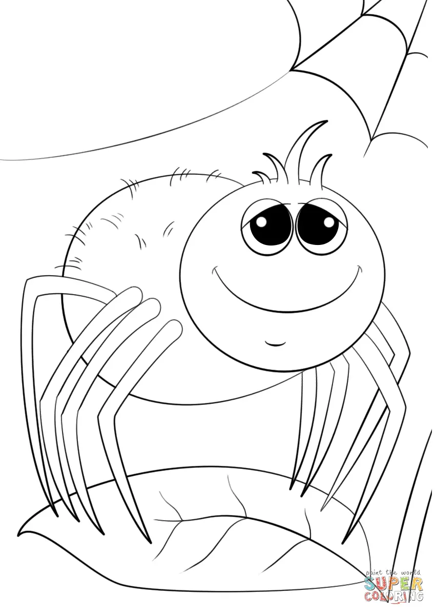 Spider Coloring Pages 22