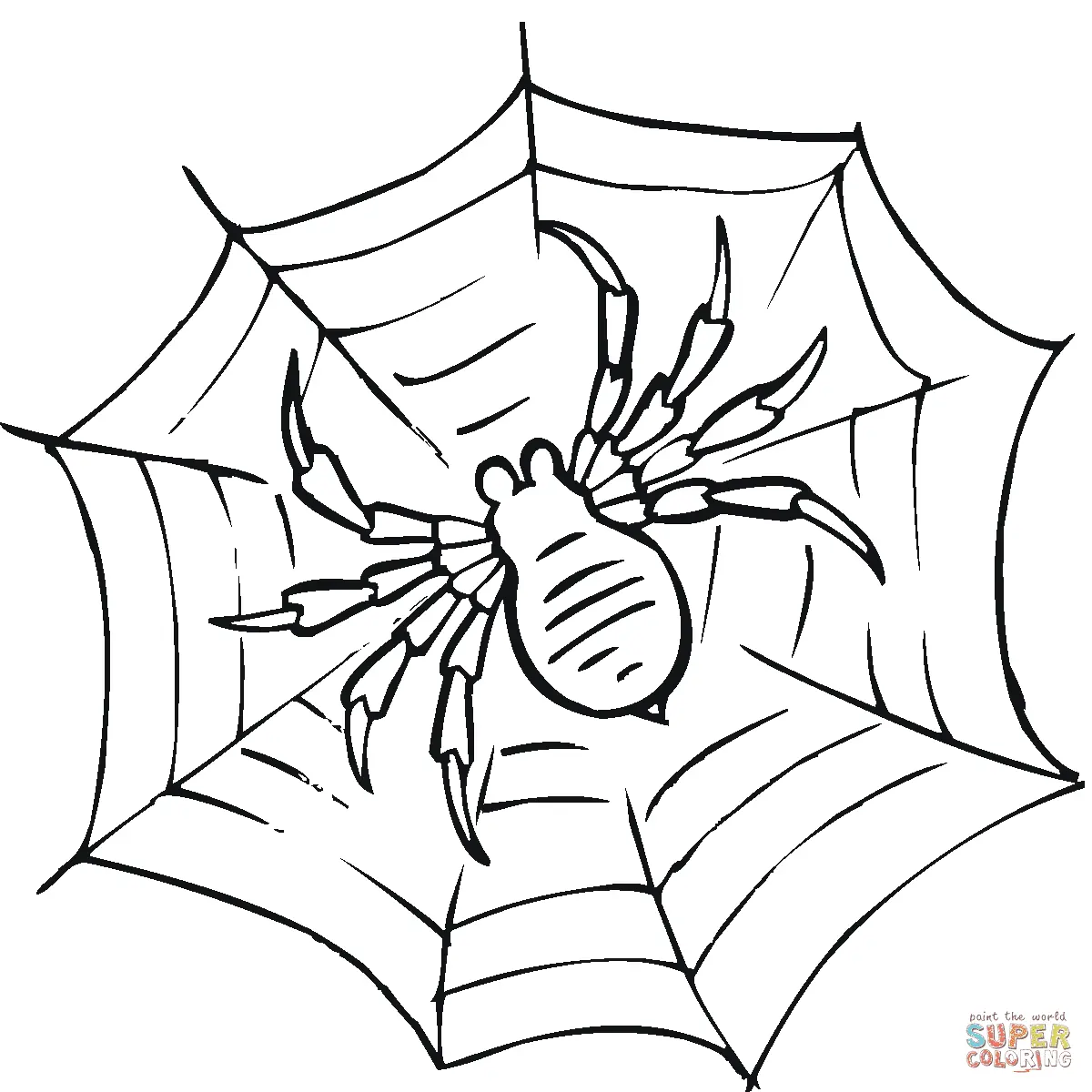 Spider Coloring Pages 24