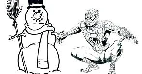 Desenhos de Spiderman Para Colorir 112